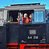 Gerd Hilligardt, Vorsitzender des Vereins Eurovapor. Dieser veranstaltet Rundfahrten mit historischen Zügen im Dreiländereck und anderen ...