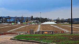 Der Untergrund für den neuen Rasenplatz des Engener Hegaustadions wurde fertiggestellt. Aktuell ist das komplette Areal inklusive dem ...