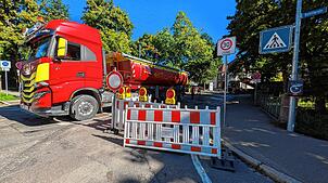 Straßensperrungen sorgen derzeit in Villingen für Unmut. Beispiele dafür sind die Waldstraße und – wie hier im Bild – die ...