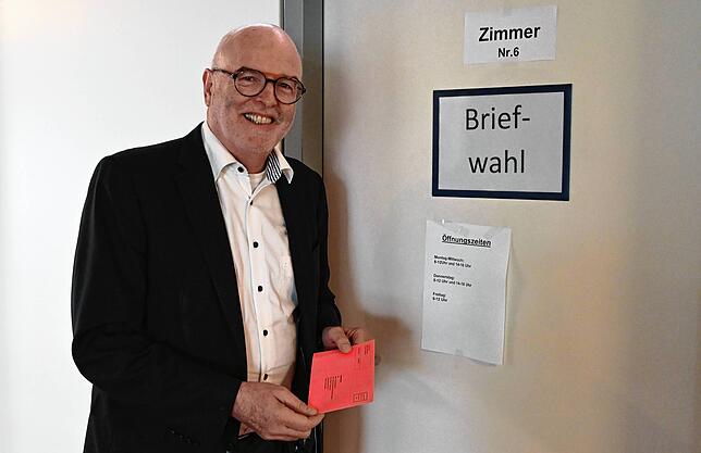Bürgermeister Rainer Stolz hat dieses Mal die Briefwahl genutzt und geht nicht in ein Wahllokal.