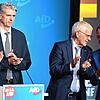 Alice Weidel (v.l), AfD-Bundessprecherin, Marc Jongen, Kandidat der AfD für die Europawahl, Emil Sänze, AfD-Landesvorsitzender in ...