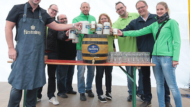 Nadine Götz ist im Organisationskomitee des Straßenfestes für die ganzen Genehmigungen und für die Infrastruktur zuständig. Unser Bild ...