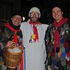 Lukas Müller (rechts) ist der Narro 2020 der Waldshuter Fasnacht. Er übernimmt das Amt von Thilo Rutschek (links). Zunftmeister Stephan ...