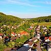 Blick auf den Ortsteil Riedern am Sand.