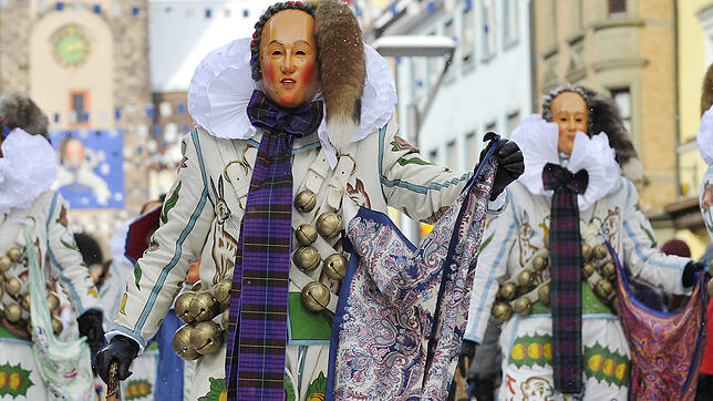 Prächtig: Narros an der Villinger Fasnet.