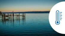 Der Bodensee lädt im Sommer zum Baden ein.