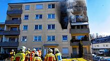 Wohnungsbrand am Samstag an der Bad Dürrheimer Salzstraße. Verbranntes Essen mit maximalen Folgen.