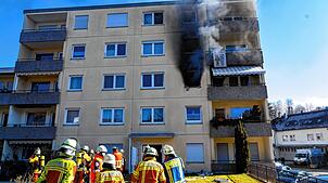 Wohnungsbrand am Samstag an der Bad Dürrheimer Salzstraße. Verbranntes Essen mit maximalen Folgen.
