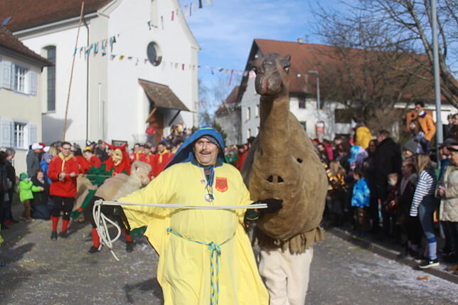 Bild 26: Bilder vom Narrentreffen zum 40. Jubiläum der Kuhsattler aus Hohenfels