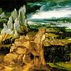 Joachim Patinir und Werkstatt: Landschaft mit dem Heiligen Hieronymus, um 1520.