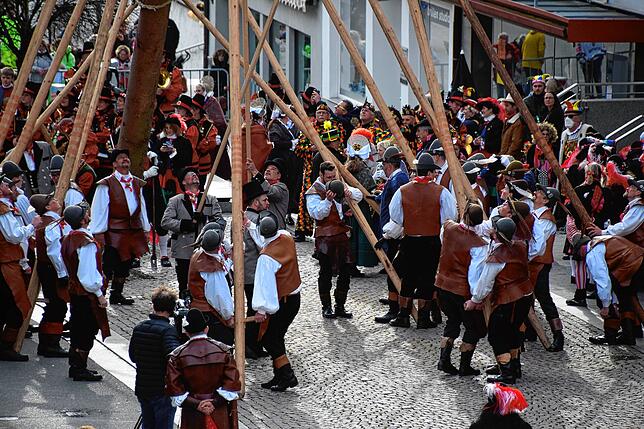 Bild 13: Bilder vom Narrenbaum-Setzen in Stockach Teil 2