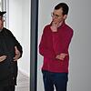 Detailliert erläuterte Bauleiter Holger Amann dem Grünen Bundestagskandidaten Jan-Lukas Schmitt die technischen Herausforderungen bei ...