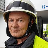Uwe Jordan von der hauptamtlichen Wache der Konstanzer Feuerwehr leitete den Einsatz. Rund 35 Feuerwehrleute waren vor Ort.
