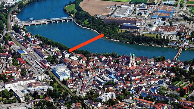 Eine weitere Brücke: Mit diesem Gedanken spielt die Schweiz bei der Entwicklung des Industrieareals Sisslerfeld. Eine Brücke für ...