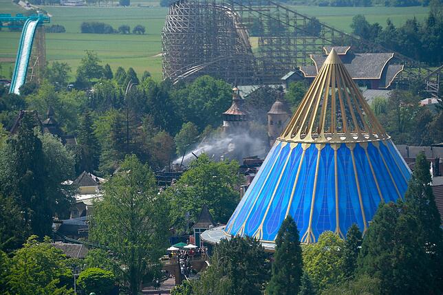 Der Tag nach dem Brand im Europa-Park Rust