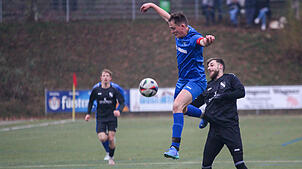 Schlusspunkt: Kapitän Marek Büche – hier ein Archivfoto – besorgte in der 70. Minute den 3:1-Endstand für Meister SG Stühlingen/Weizen ...