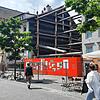 In der Kreuzlinger Straße 14 ist in der Nacht zum Samstag (28.5.) ein Stützbalken in der Baustellen heruntergefallen.