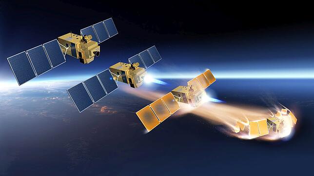 Die Raumfahrt-Ingenieure am Airbus-Standort Immenstaad arbeiten an einem System, das das Risiko von Kollisionen mit Weltraummüll ...