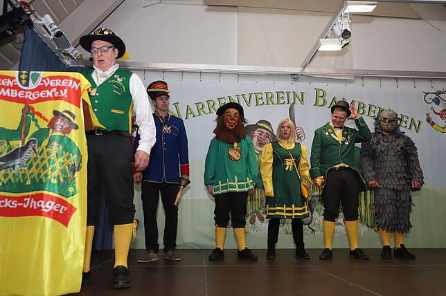 Werner Brodmann, Präsident der Bamberger Kuckucks I-Hager, begrüßte die Gäste zum „Frühschoppen der Neuzeit“.