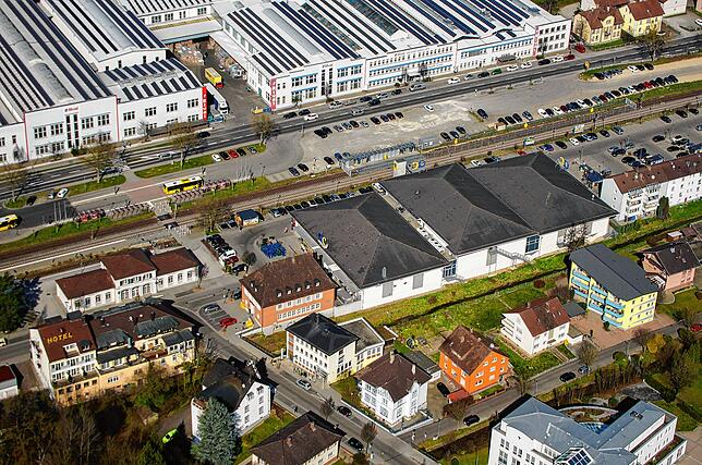 Das Areal und das Aach-Center heute