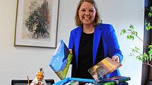 Tina Schlick ist die neue Erste Landesbeamte des Landkreises Waldshut. Die 44-Jährige ist leidenschaftliche Fasnachterin, was die Figur ...