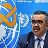 Tedros Adhanom Ghebreyesus, Generaldirektor der WHO, spricht bei einer Pressekonferenz im Hauptsitz der Organisation im Dezember 2021.