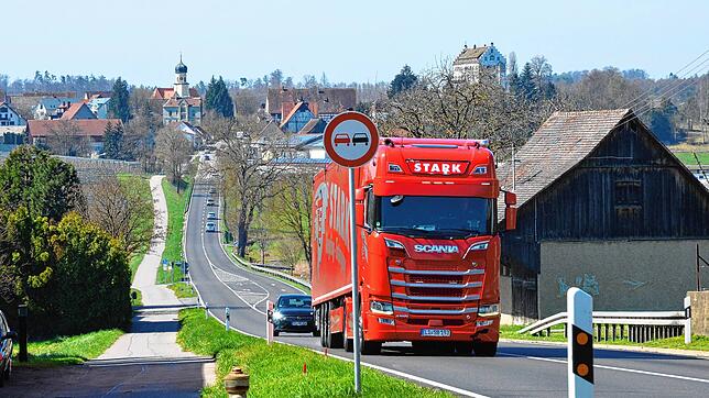 Die B33 zwischen Markdorf und Ittendorf: Der Verkehr habe in der Region nicht weiter zugenommen. Das sei der Ittendorfer ...