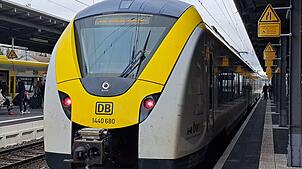 Ein Triebwagen der Breisgau-S-Bahn. An deren Strecke zwischen Neustadt und Löffingen müssen einige Bäume gefällt werden.