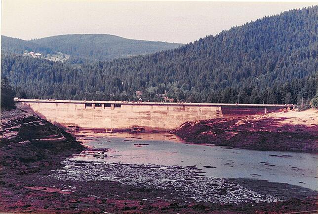 Bild 20: Faszinierende Bilder: so sah der leere Schluchsee 1983 aus