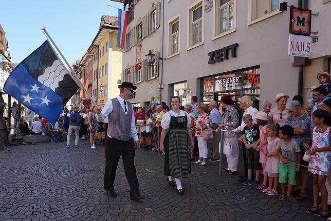 Bild 14: So schön war der Festumzug der 551. Waldshuter Chilbi