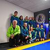 Beim Jugendtraining des SKG 77 sind mit vollem Engagement dabei: Kai Andris, Nathalie Gruber, Lara Andris, Chiara Plohmann, Harald Walz ...