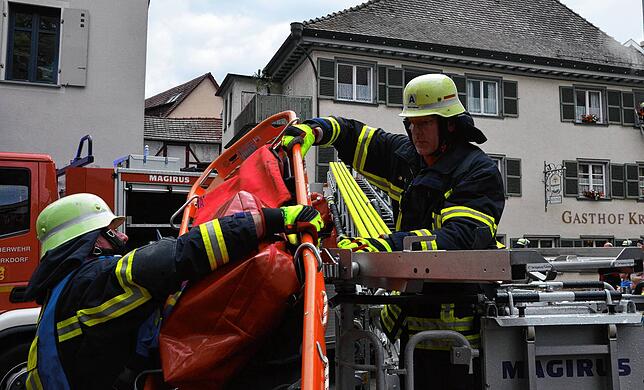 Bild 6: Bilder der Hauptübung der Freiwilligen Feuerwehr Markdorf – Teil 2