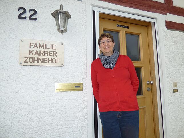 Doris Karrer lebt mit ihrer Familie auf dem Zühnehof in Azenweiler.