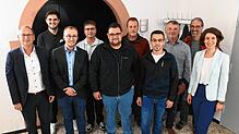 Der neue Ortschaftsrat Tennenbronn: Von links Manfred Moosmann, Adrian Baldauf, Niklas Broghammer, Patrick Fleig, Armin Fichter, ...