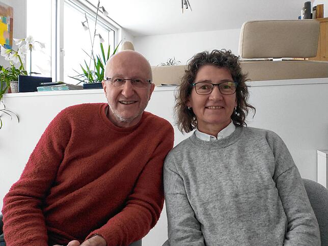 Pfarrer Rainer Stockburger und seine Frau Martina, die ebenfalls Pfarrerin ist.