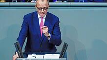 Sein Gesetzesentwurf fand im Bundestag keine Mehrheit: Friedrich Merz (CDU) muss eine Niederlage eingestehen.