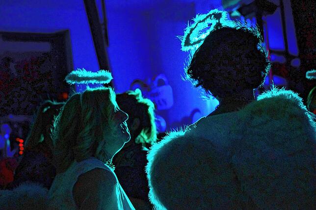 Bild 28: Bilder der &bdquo;Wieberfasnet&ldquo; des Narrenvereins Bosköpfe im Seeum