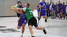 Auch in der Oberliga wird es packende Hegau-Derbys zwischen dem TuS Steißlingen (links Niklas Ruß) und dem TV Ehingen (rechts Marius ...