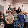 Der neue Vorstand mit den Geehrten und den Neuen im Verein (von links vorne): Marie Tamm (neu), Cybil Starkmann (Beisitzerin ...