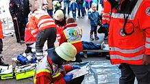 Bild : Bilder von der Feuerwehrhauptübung der Feuerwehr Riedheim