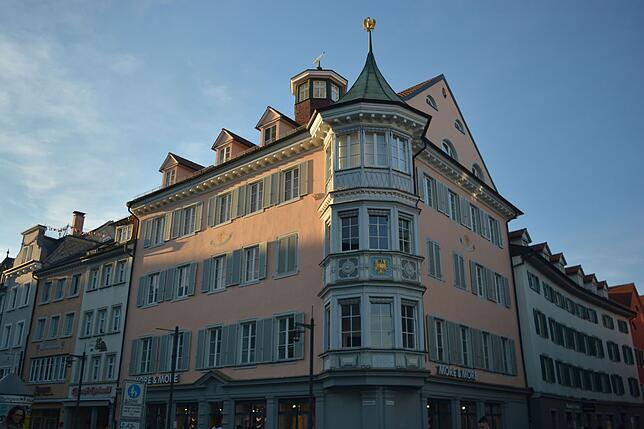 Das Gasthaus Goldener Adler.