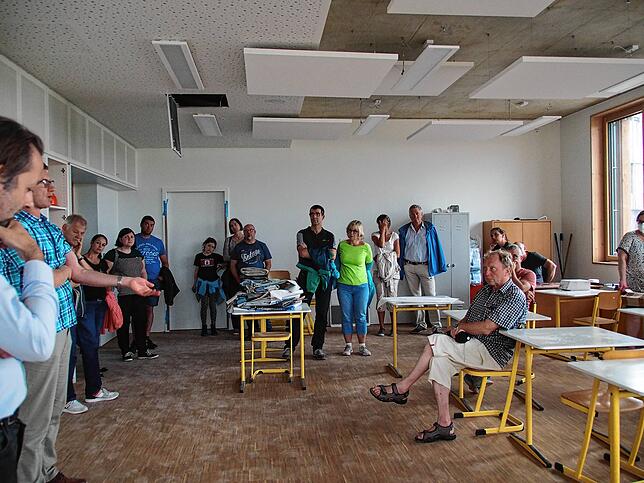 Mobile Luftfilter werden in der neuen Eichendorff-Realschule nicht benötigt. Hier wird die Luft über ein Deckensystem ständig ...