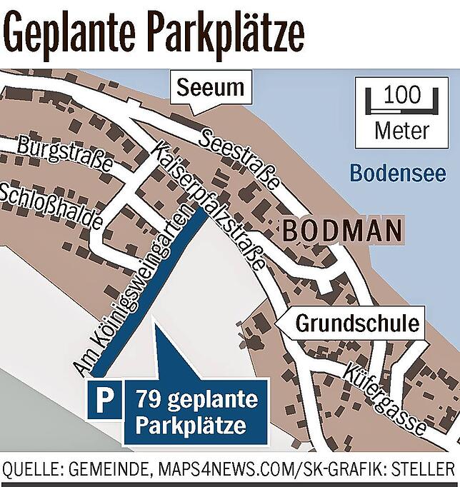 Bild 1: Anwohner sind gegen Bau von 79 Parkplätzen am Königsweingarten und gehen mit einem Anwalt dagegen vor