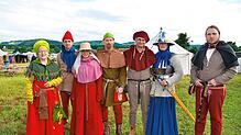 Diese mittelalterliche Gesellschaft ist aus dem Hegau angereist. Fotos: Eva Baumgartner