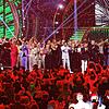 Die Stars im Konfettiregen kurz vor Mitternacht: Das Finale der Aufzeichnung von „Die Giovanni Zarrella Show“ mit mehr als 20 Größen aus ...