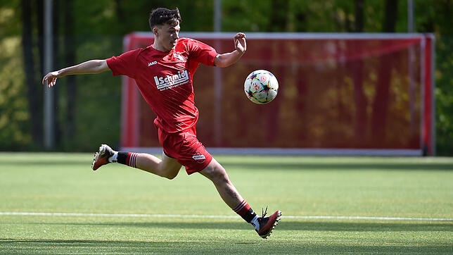 In Torlaune: David Rizani – hier ein Archivbild – erzielte beim 3:0-Sieg des FC Bergalingen gegen die Spvgg. Wutöschingen alle drei Tore ...