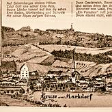 „Auf Gehrenberges stolzen Höhen ...“ Ein Gruß aus den Anfangszeiten des Tourismus. Quelle: Bestand des Markdorfer Stadtarchivs.