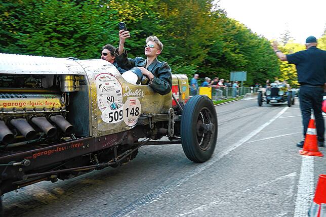 Bild 19: Die Oldtimer-Rallye Eggberg-Klassik am Samstag sorgt wieder für Begeisterung