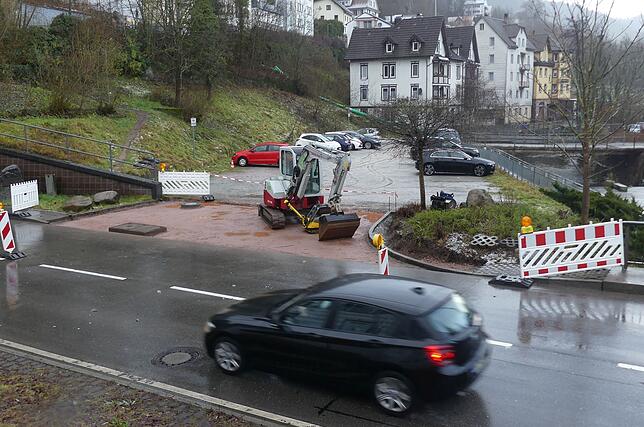 Die neue Zufahrt von der Schlossstraße her dient als Ersatz.