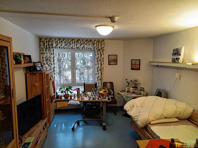 Die Zimmer sind ausreichend groß, betont Apollonia Krumm.